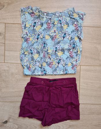 Ensemble / combishort 4/5 ans