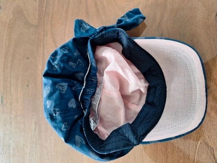 Casquette forme gavroche 'bouille à papouilles' neuve gemo fille 49 - photo numéro 3