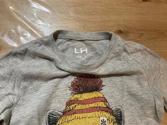 Teeshirt manches longues gris taille 3 ans - photo numéro 3