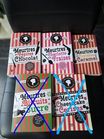Lot de 3 enquêtes de Hannah swensen