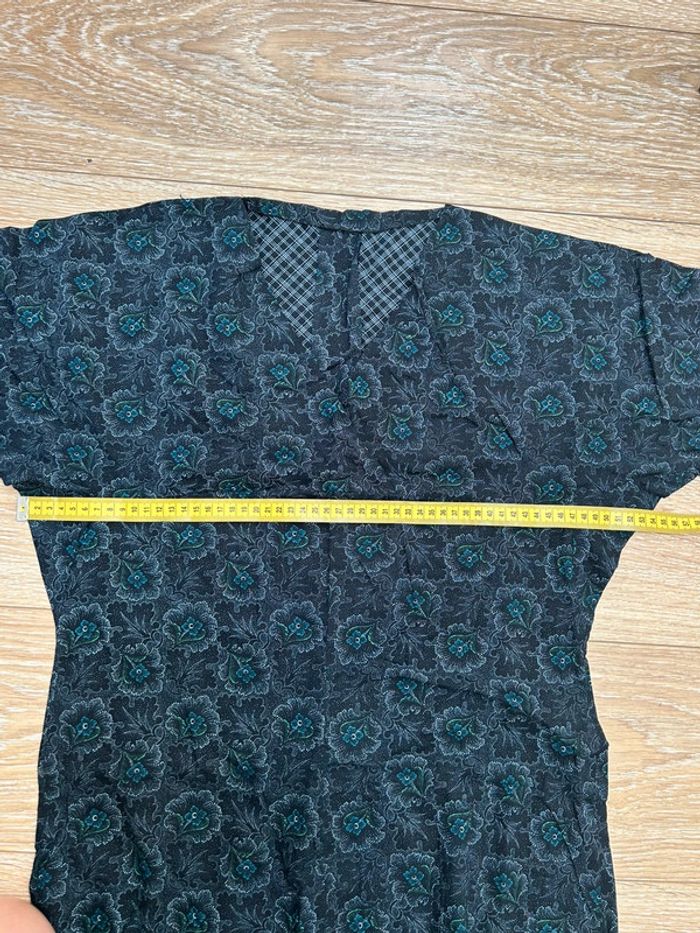 Robe en coton vintage taille 36 - fais maison année 70 - photo numéro 8
