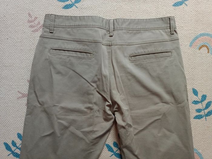 Pantalon beige kaki eu 42 zara man - photo numéro 5