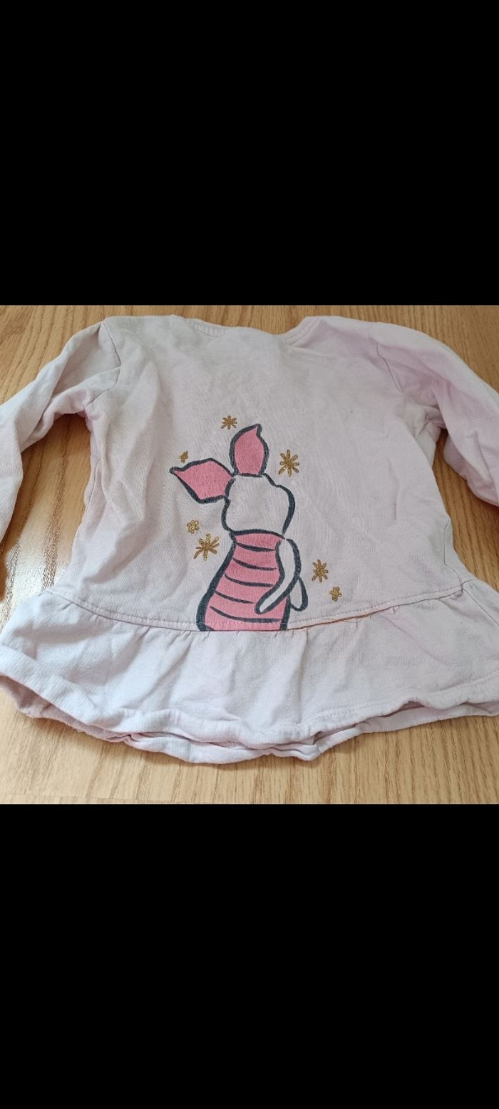 Tee-shirt manches longues Porcinet - photo numéro 3