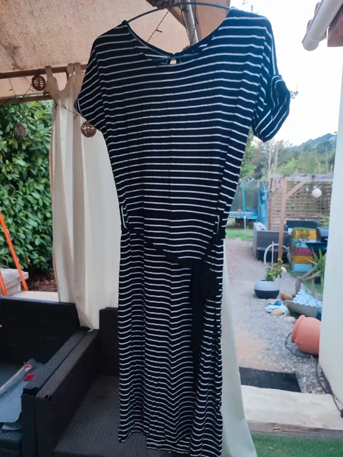 Robe d'été rayée