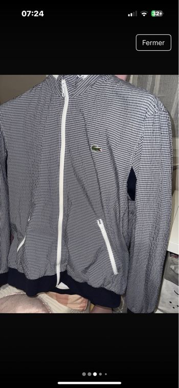 Veste coupe vent style kway Lacoste taille xl  homme 