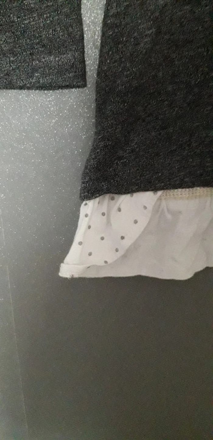 T.shirt tunique manches longues 9 mois - photo numéro 4