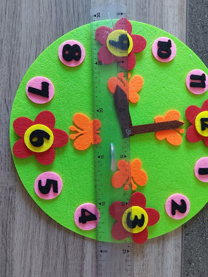 Horloge d´apprentissage des heures - photo numéro 2