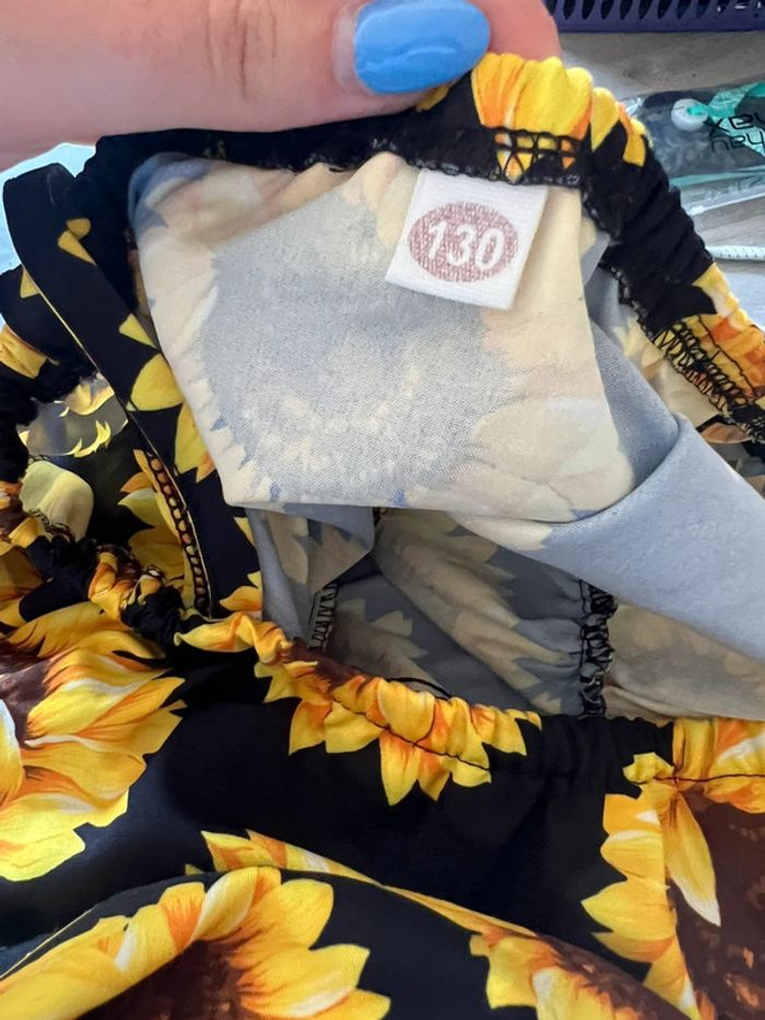 Robe tournesols - taille 130 - photo numéro 2