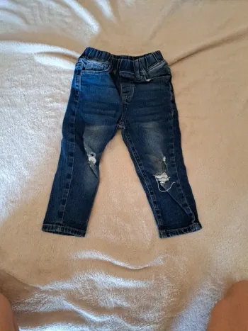 Jean Bleu Shein – Enfant 90 cm, Style Décontracté
