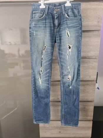 Jean homme effet troué taille 36