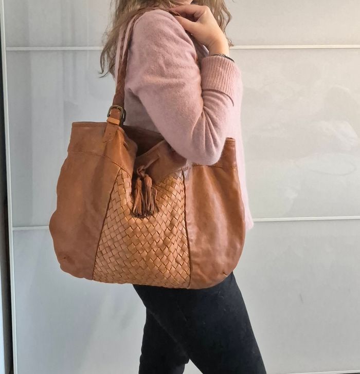 Sac à main en cuir Sessun - photo numéro 3