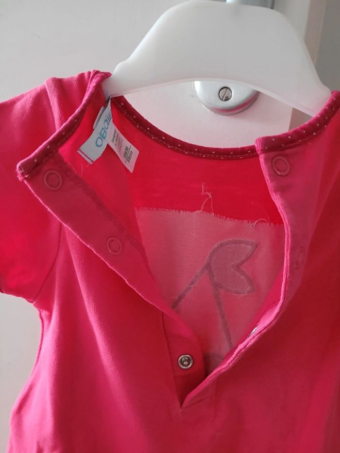 Combishort cerise 6 mois - photo numéro 9