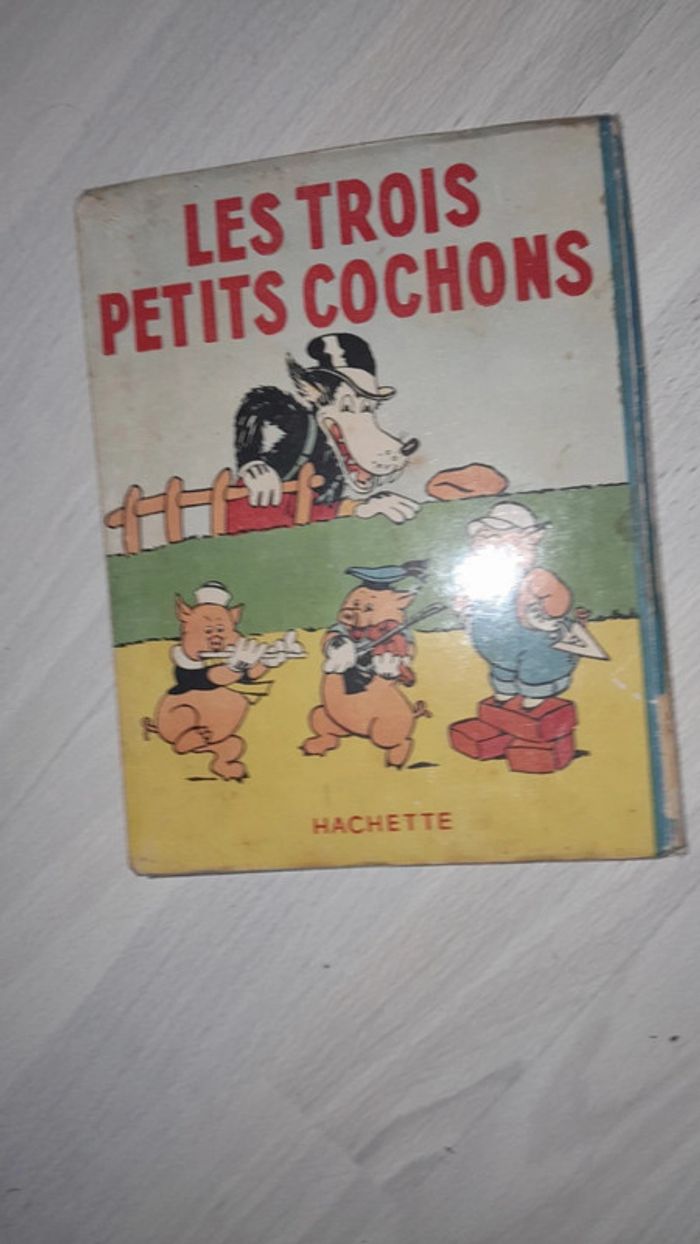 Magnifique livre ancien 1934 les 3 petits cochons illustré - photo numéro 2