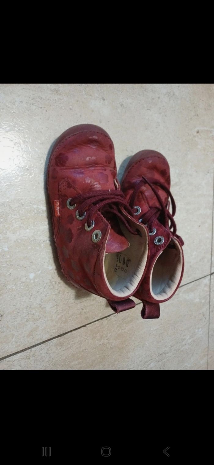 kickers rouge t 26 - photo numéro 3