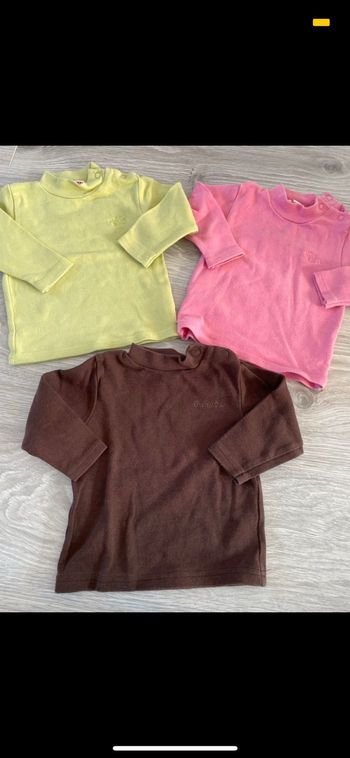 Lot de 3 hauts ML  6 mois