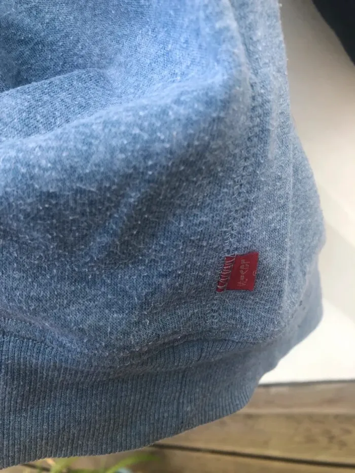 Levi's blue hoodie sweater Mens L - photo numéro 8