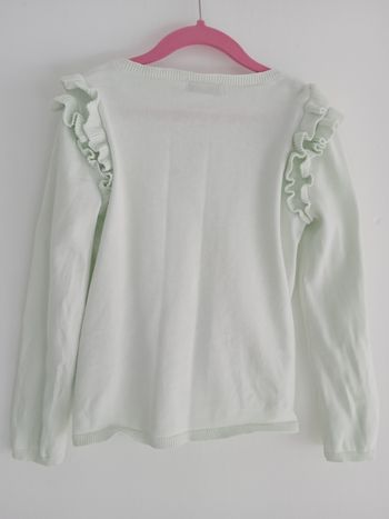 Gilet vert clair La Redoute 8 ans