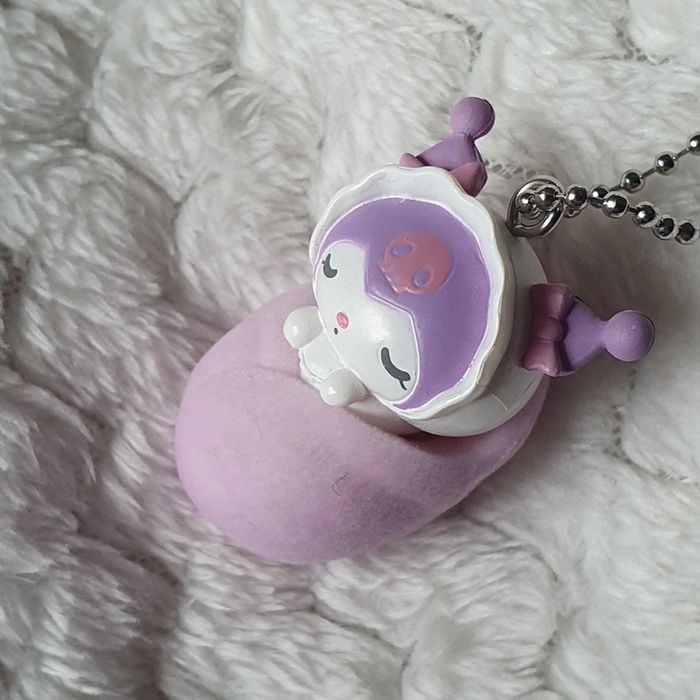Strap porte clé charm figurine rare sanrio japon gasha kuromi - photo numéro 2