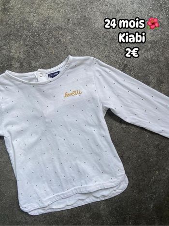 T-shirt 🌺 24 mois 🌺 Kiabi