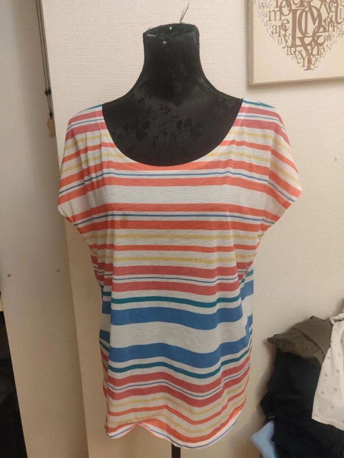 Tee shirt rayures 42