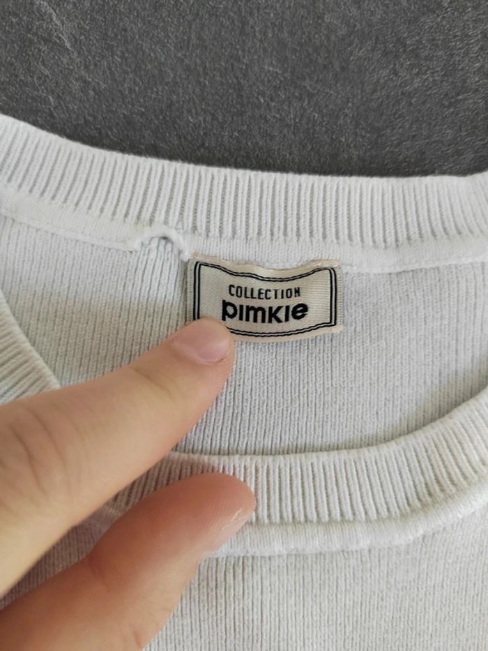 Top blanc sans manche Pimkie Taille XS Excellent état - photo numéro 2