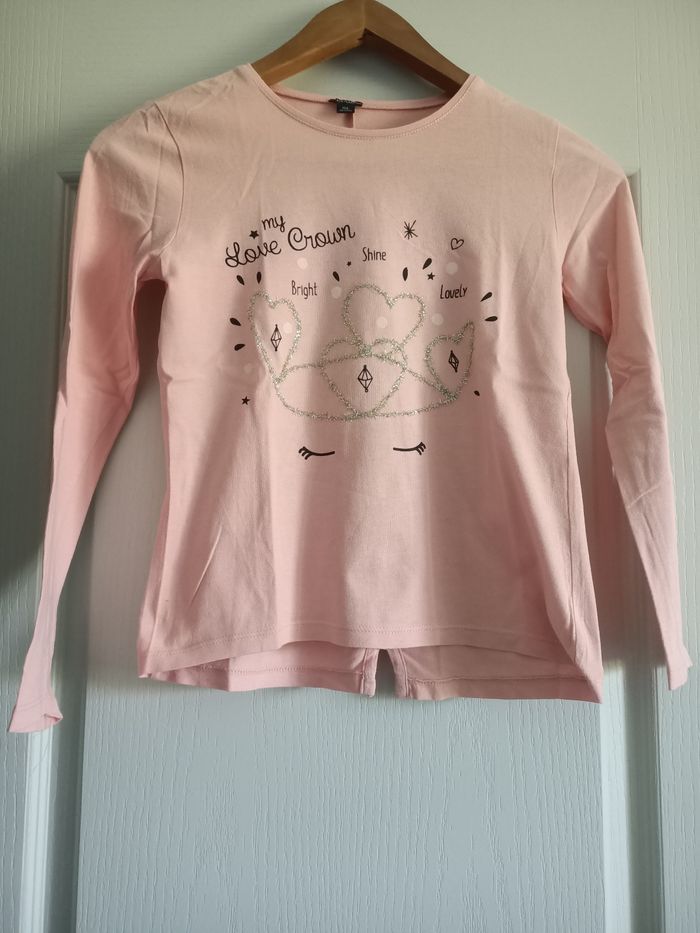 Lot 3 tee shirts 10 ans manches longues - photo numéro 3