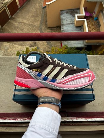 Adidas x Bad Bunny Adizero SL 72 Brown/Clear Pink/Hazy Rose - Taille 44 2/3 - Neuves