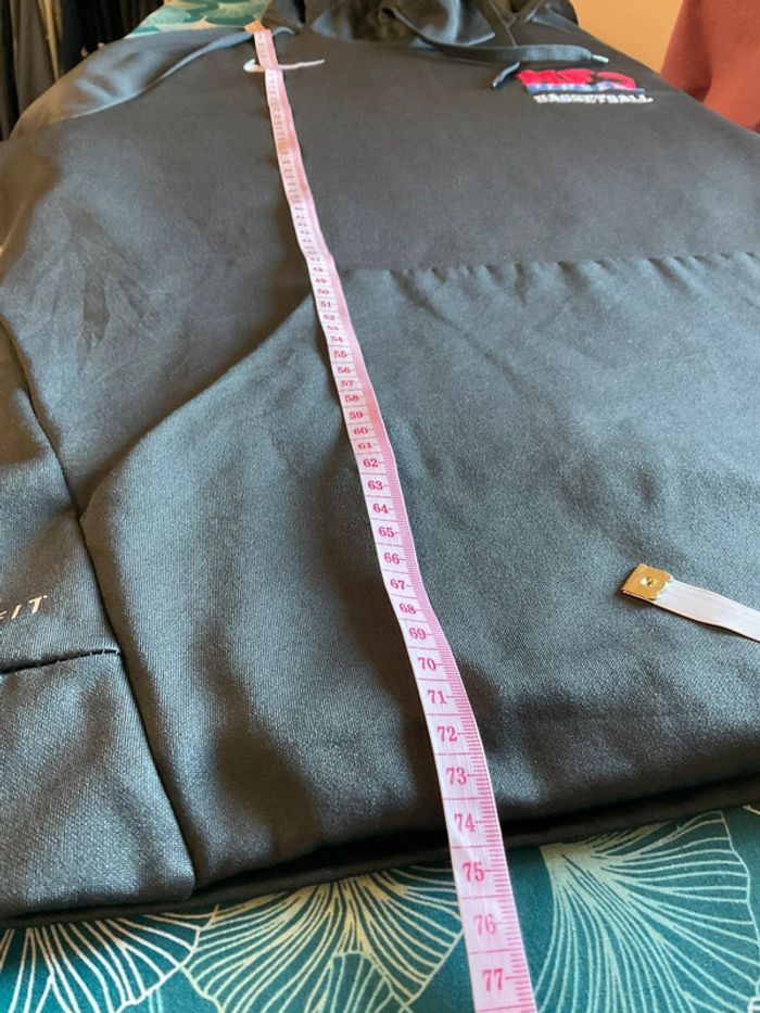 Sweat à capuche pour homme Nike MFS Foxes Basketball gris foncé taille XL 220 - photo numéro 9