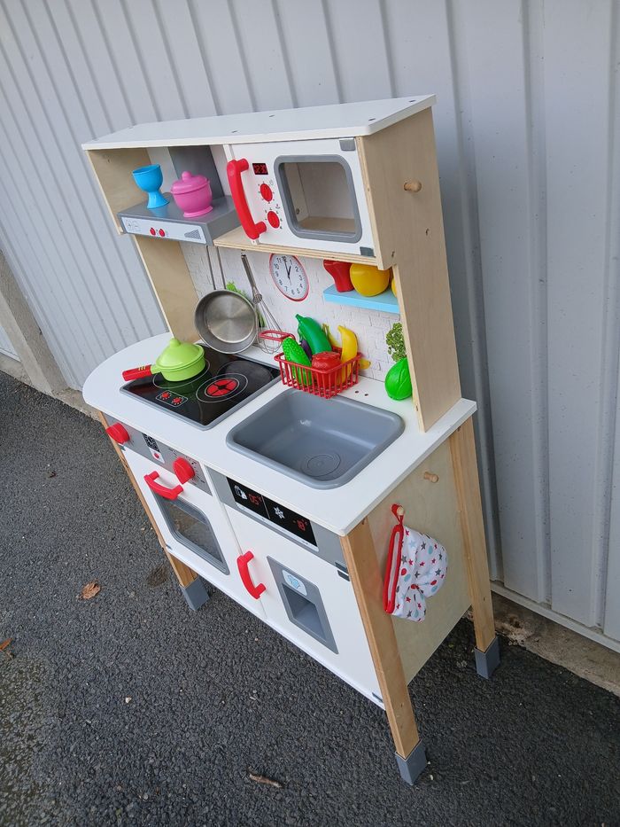 Cuisine en bois enfant - photo numéro 3