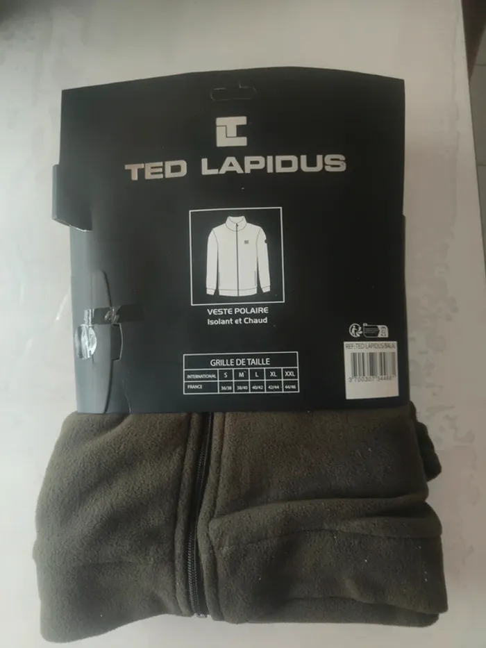 Veste polaire homme Ted Lapidus XXL kaki - photo numéro 2
