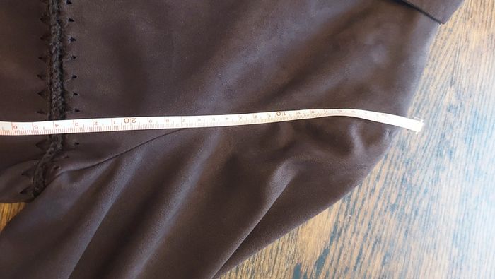 Veste  Marron effet daim Duo t 40 - photo numéro 11