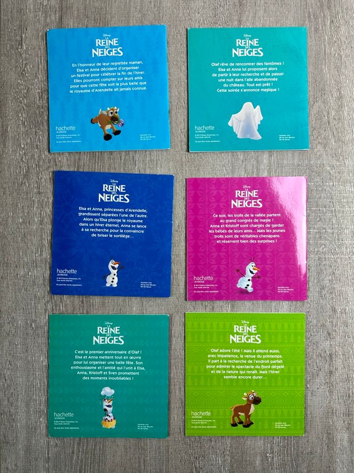 lot de 6 petit livres - la reine des neiges - photo numéro 5