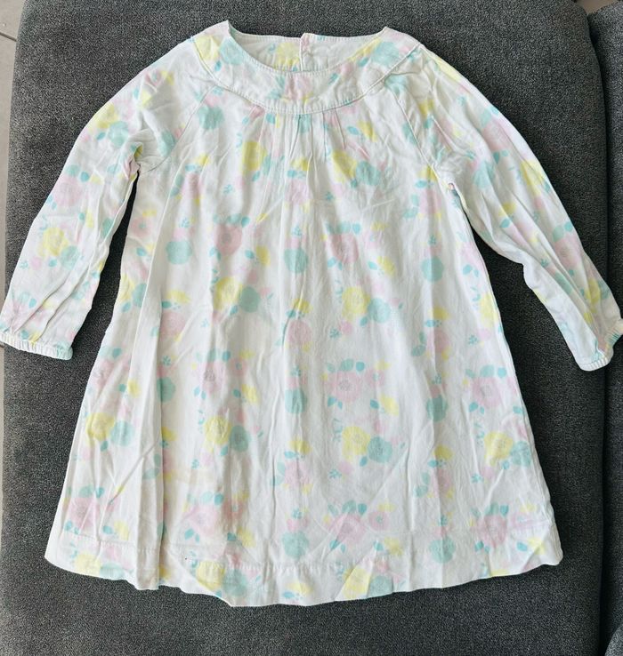 Robe fleurie Vertbaudet bébé fille 2ans