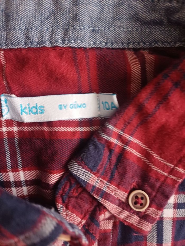 Chemise 10 ans