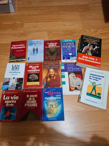 Lot de livres ésotériques spirituels 5 euros les 2 au choix