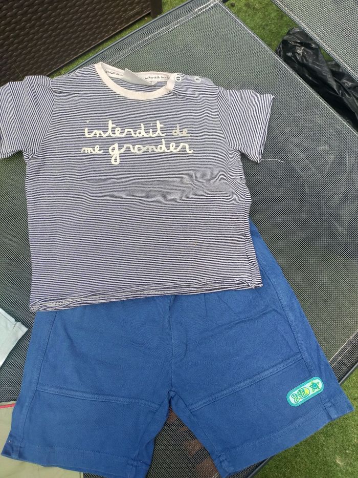Lot été +short bain 18 mois garcon - photo numéro 2