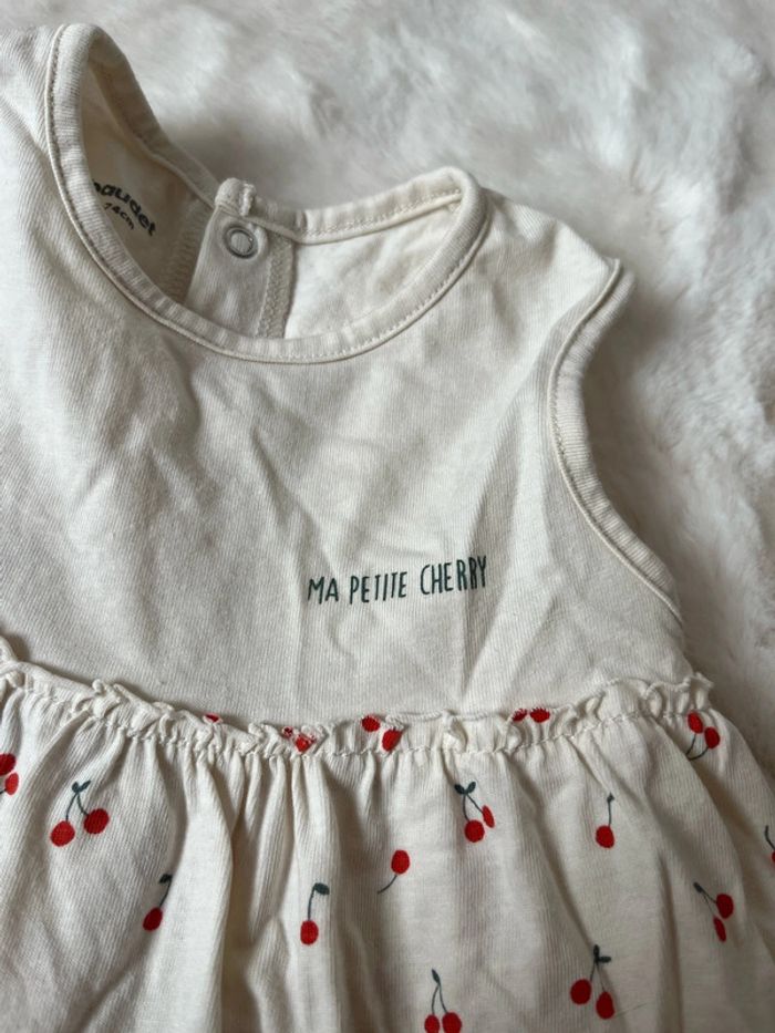 Robe cerise bébé fille 12mois - photo numéro 3