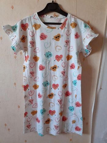 Chemise de nuit manche courte taille 10 ans