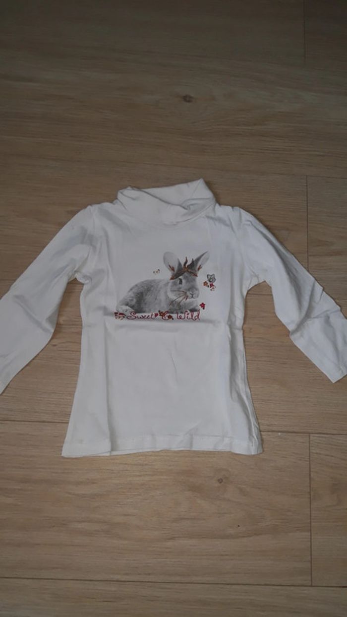 Tee-shirt hiver col roulé t 3 ans in extenso