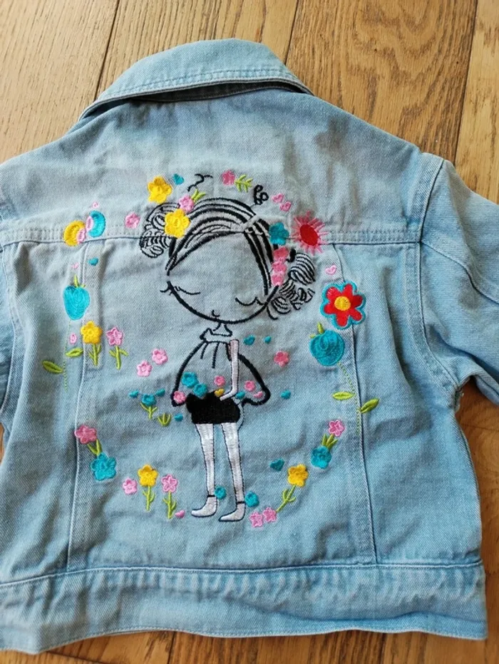 Veste en jean 3-4 ans - photo numéro 3