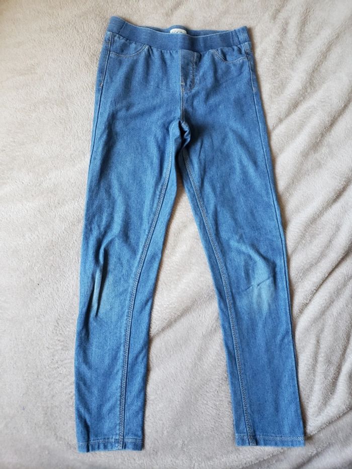Jegging bleu taille 10 ans - photo numéro 2