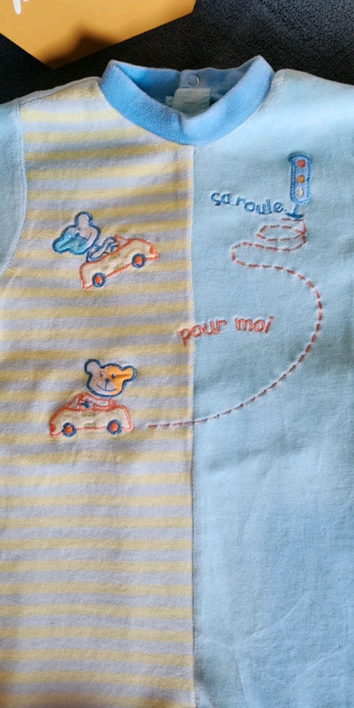Pyjama velours Verbaudet 18 mois - photo numéro 2