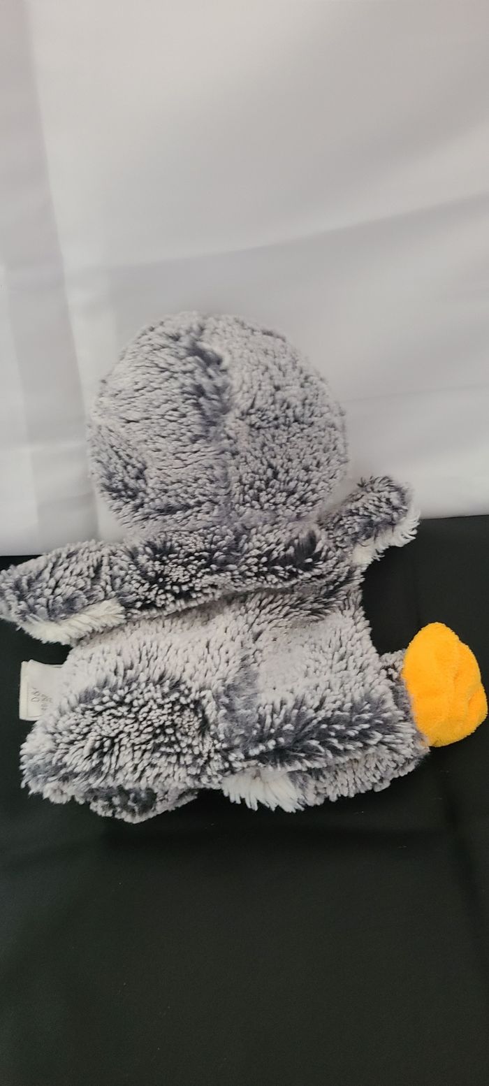 Histoire d'ours marionnette Z'animoos pingouin blanc noir orange - photo numéro 4