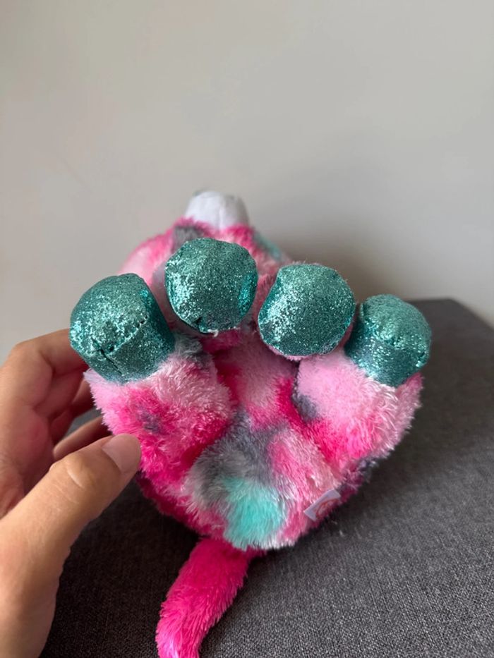 🧸peluche licorne multicolore - très bon état rose et bleue - TY - photo numéro 5