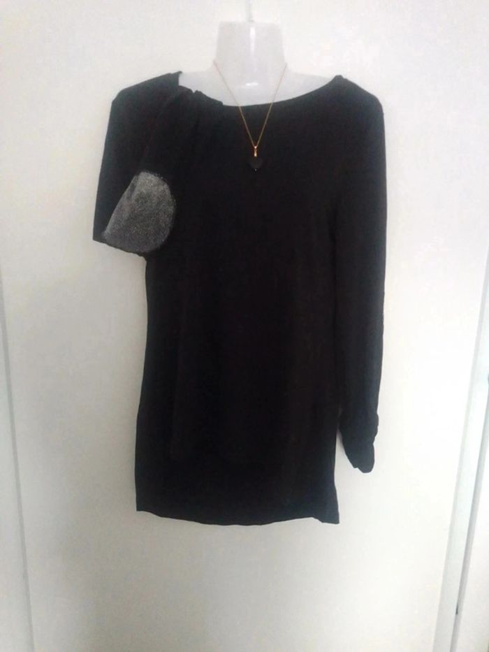Pull long M noir - photo numéro 2