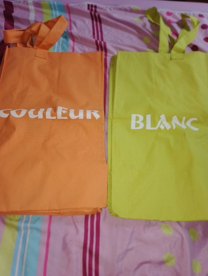 Panier à linge double compartiment pliable - photo numéro 10