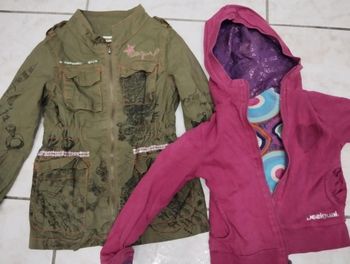 Lot 2 vestes Desigual 4 ans mode tendance fashion