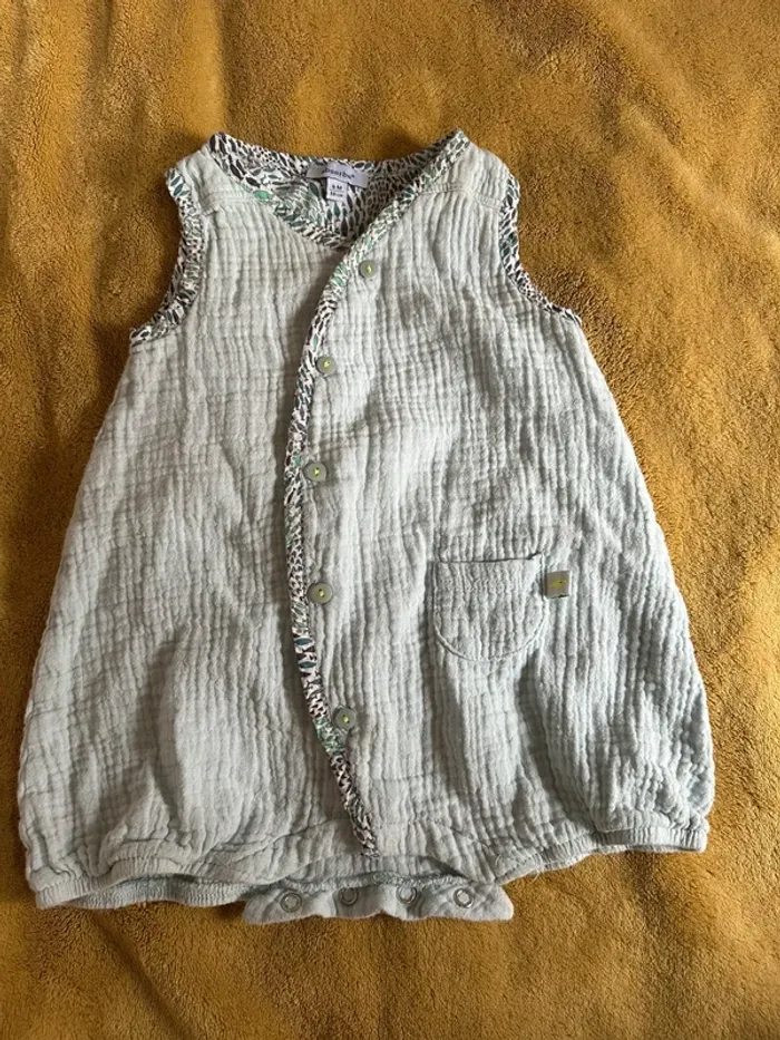 Lot de 6 combinaisons short divers marques taille 6 mois - photo numéro 12