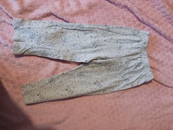 Legging gris et bleu 4 ans