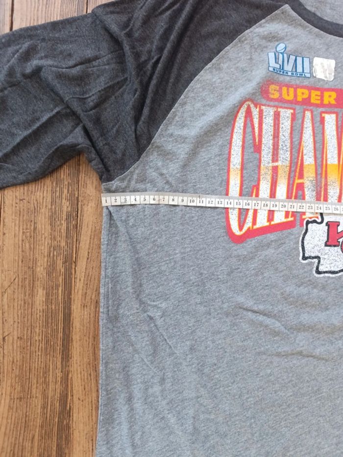 T-shirt fanatics NFL Kansas City super bowl trophy XL - photo numéro 5